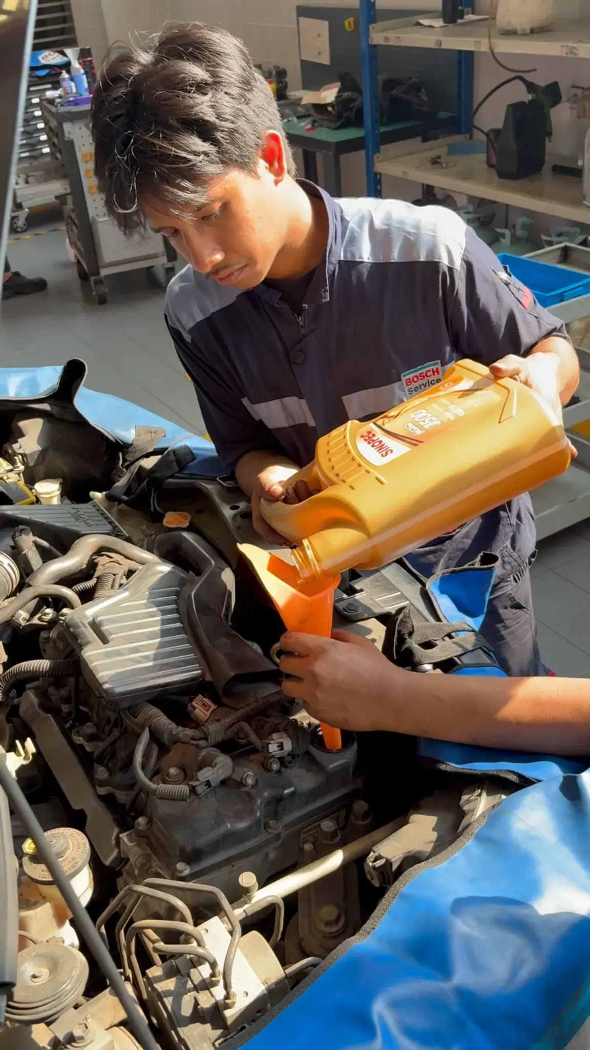 Oli mobil Sinopec JUSTAR J500